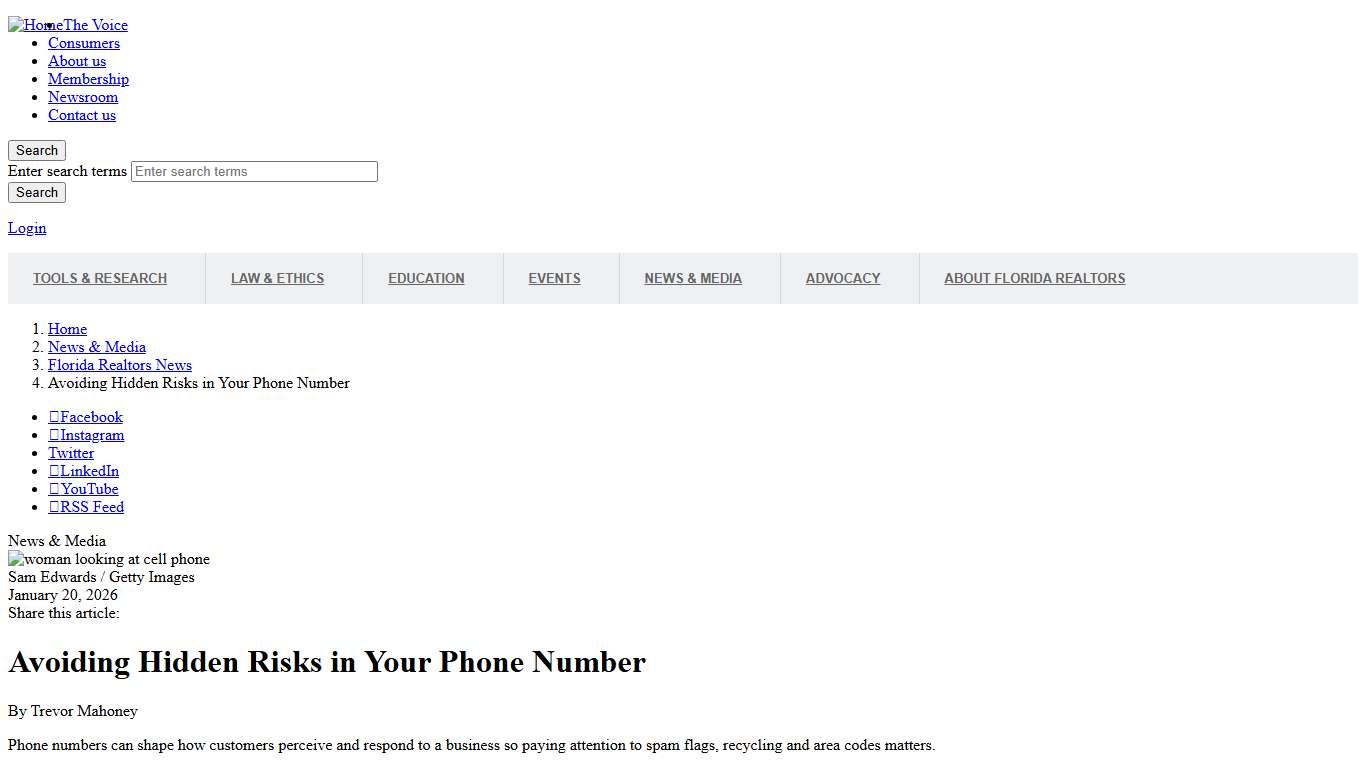 Avoiding Hidden Risks in Your Phone Number Florida Realtors