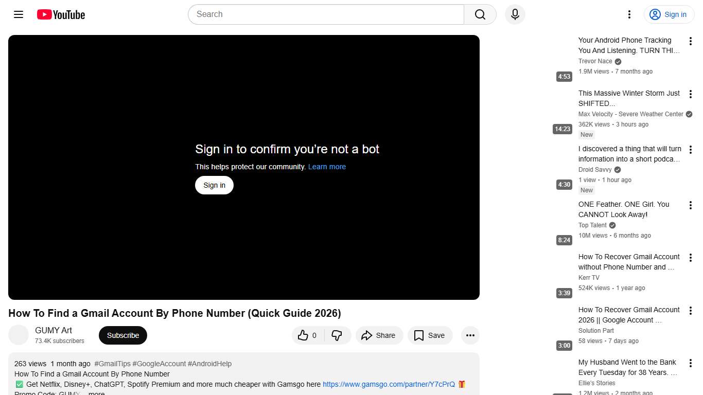 How To Find a Gmail Account By Phone Number (Quick Guide 2026) - YouTube